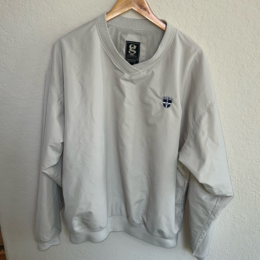 Grayish Tan Golf Jacket
